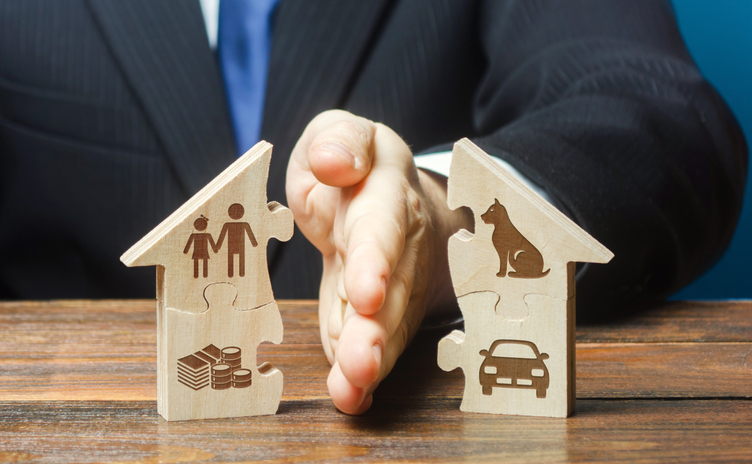 Sortie d'indivison en cas de divorce ou séparation bien en commun